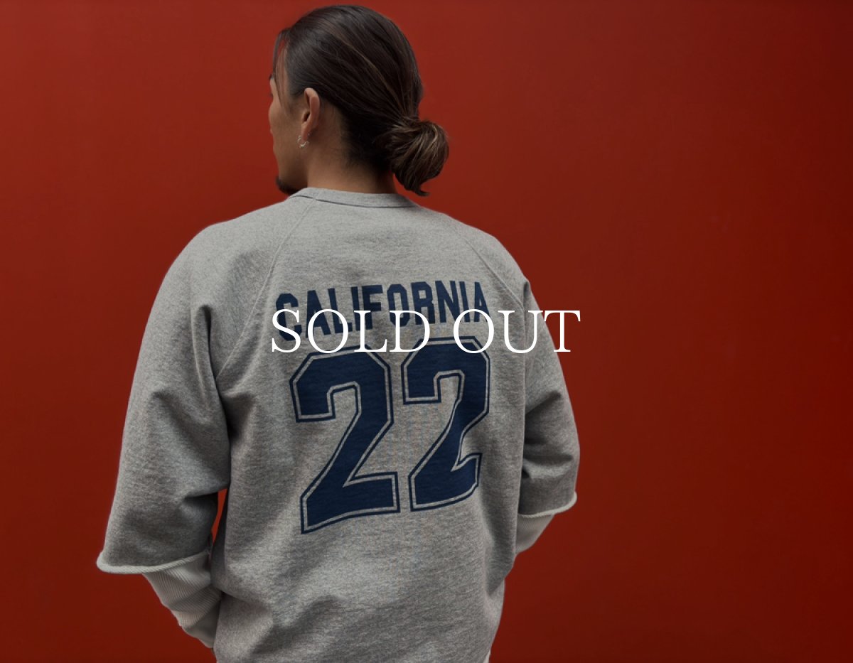 画像12: STANDARD CALIFORNIA  SD 22nd Anniversary US Cotton Baseball Logo Sweat (12)