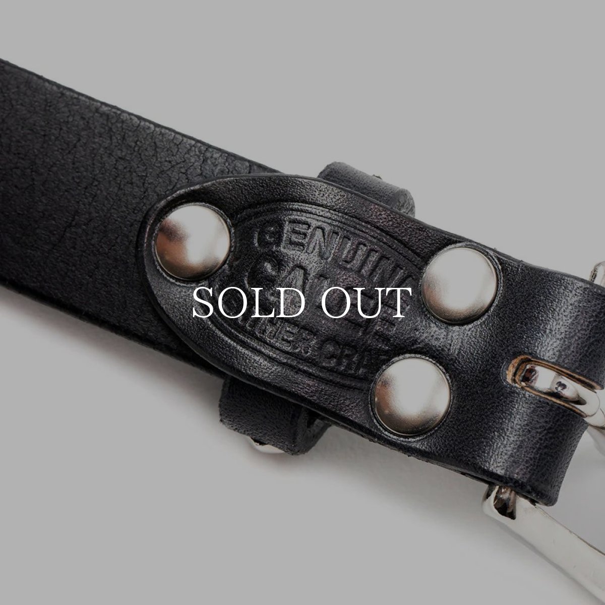 画像6: CALEE  STUDS LEATHER NARROW BELT ＜TYPE A＞ (6)