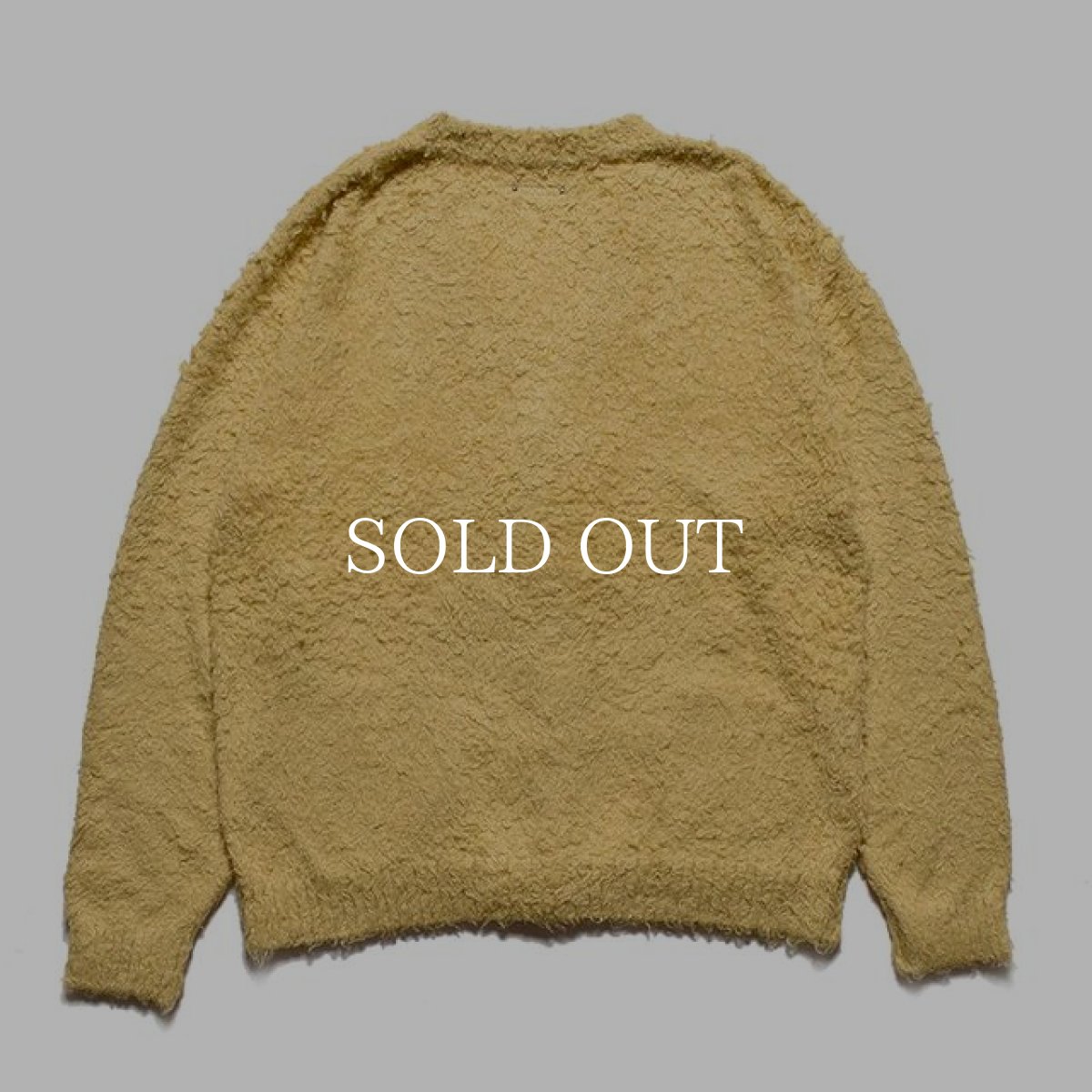 画像8: MINEDENIM  Shaggy Cotton Knit Cardigan (8)