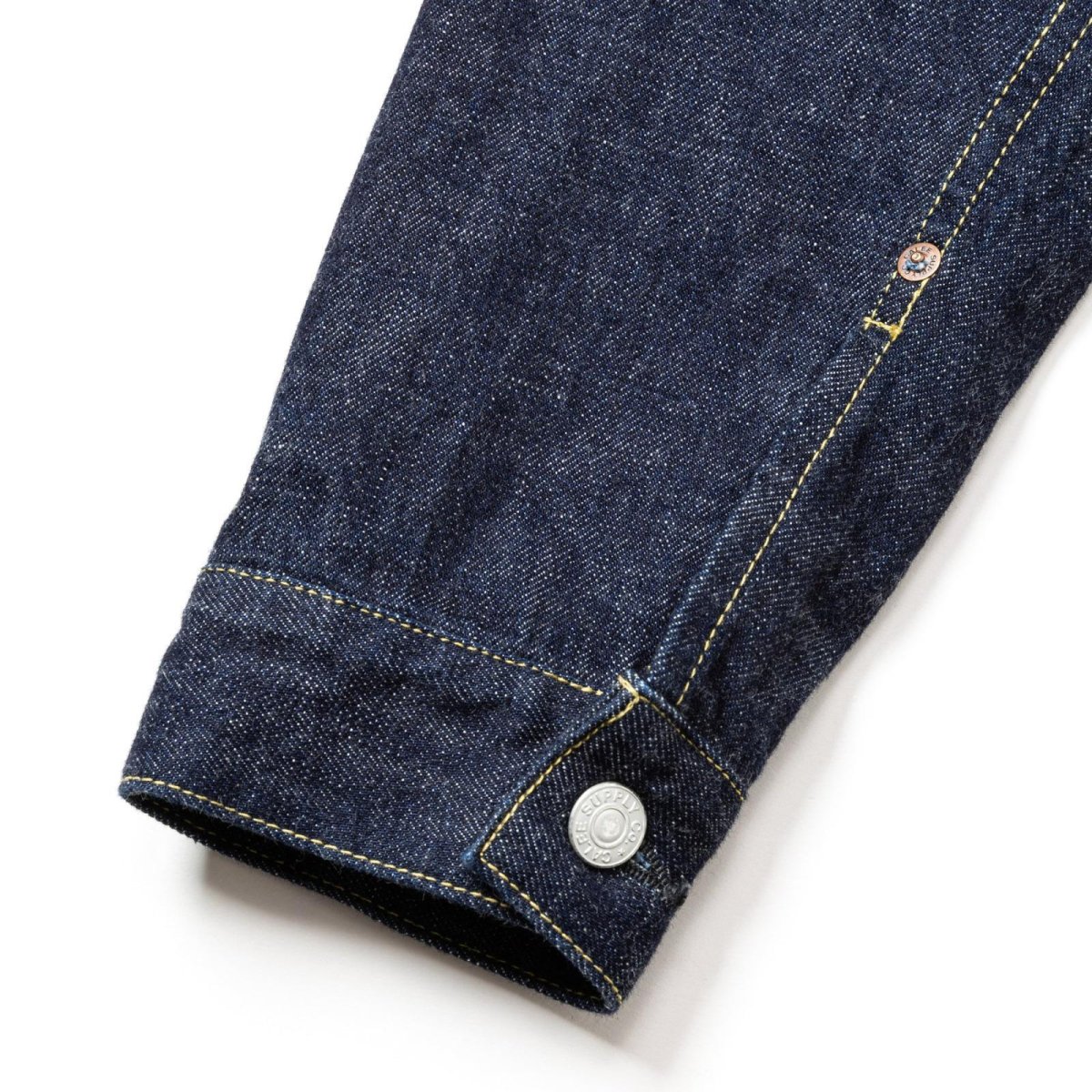 画像8: CALEE  1ST TYPE NO COLLAR JACKET <OW> (8)