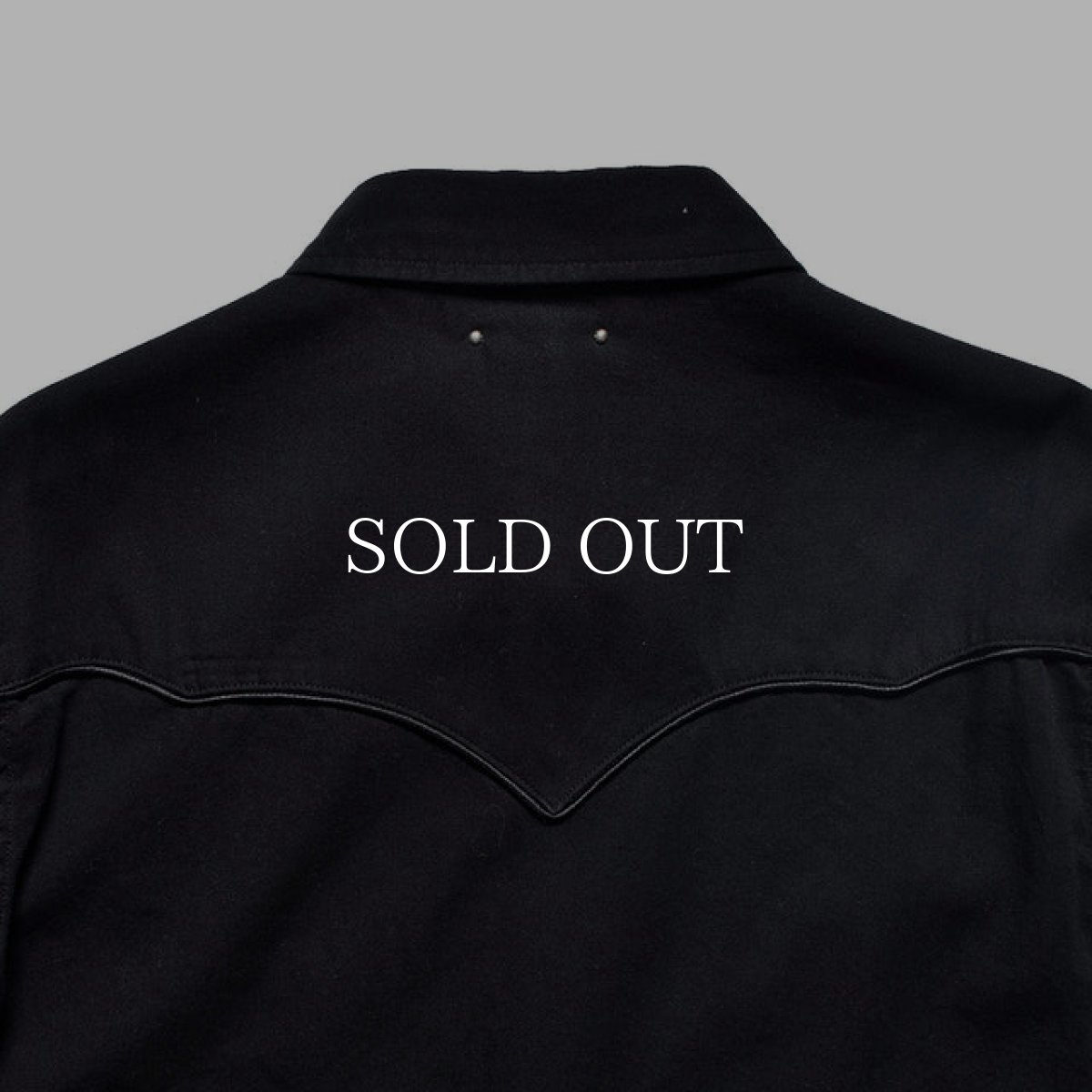 画像4: MINEDENIM  B.Denim Piping Trim Western SH (4)