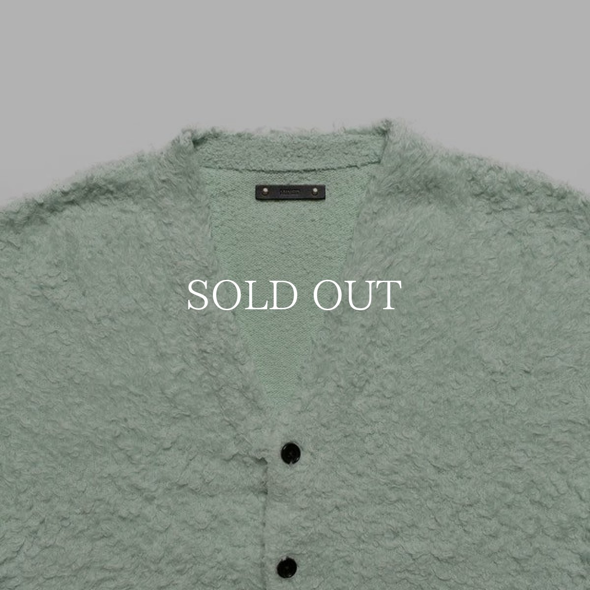 画像3: MINEDENIM  Shaggy Cotton Knit Cardigan (3)