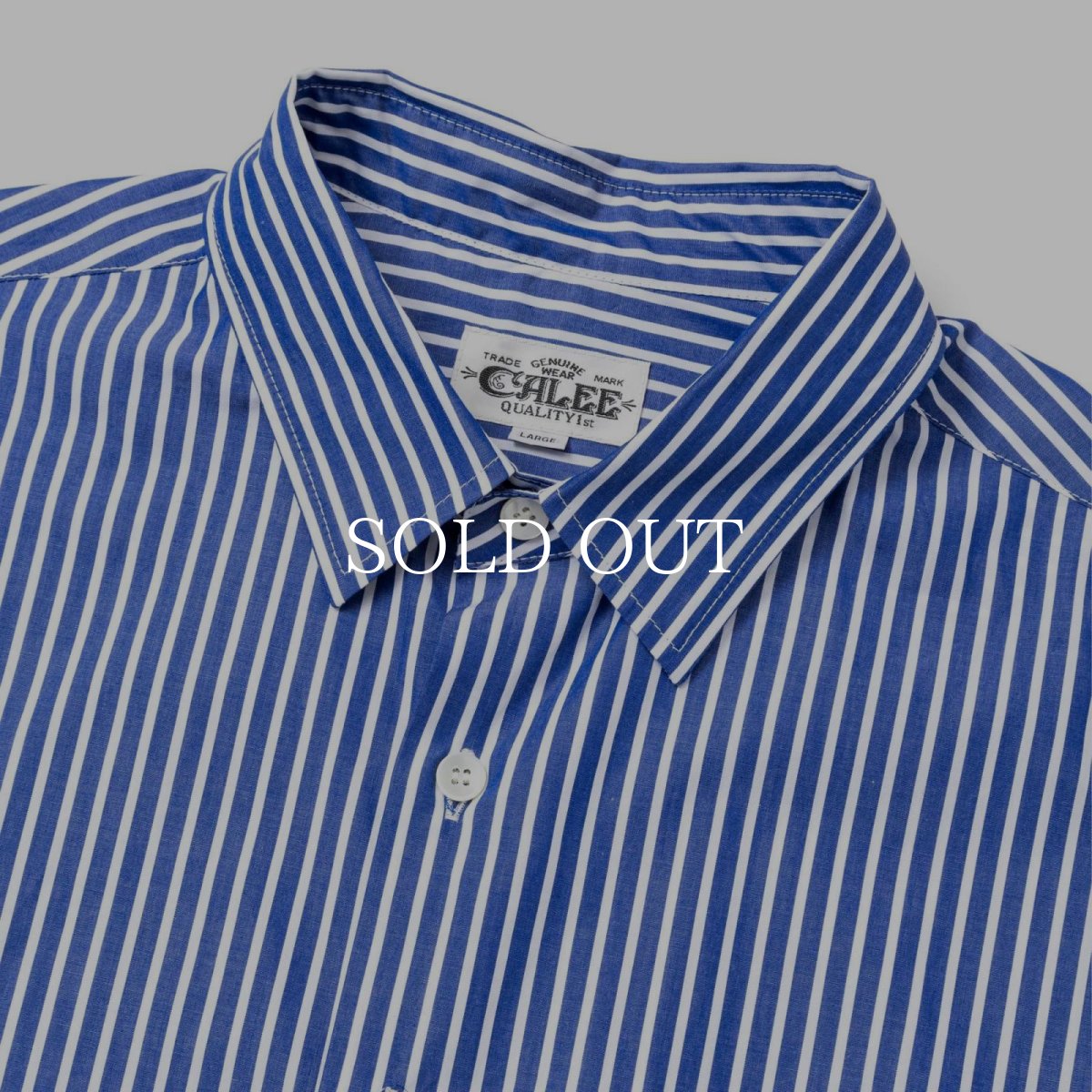 画像4: CALEE  STRIPE BOX L/S SH (4)