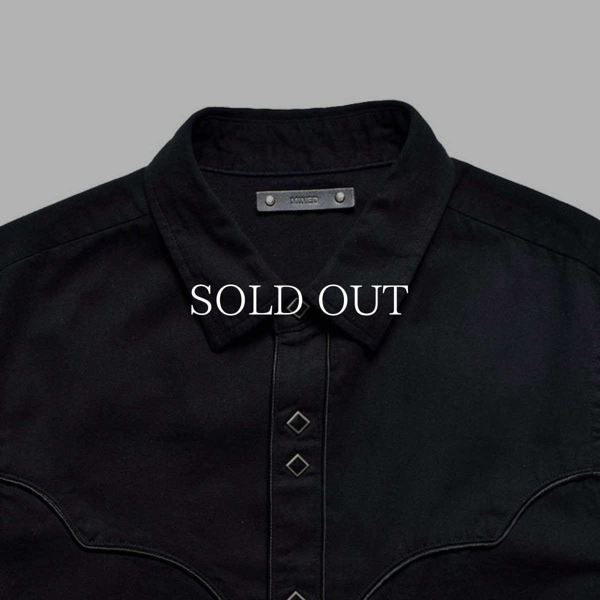 画像3: MINEDENIM  B.Denim Piping Trim Western SH (3)