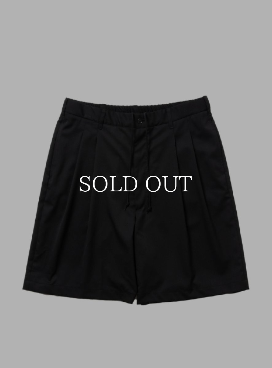 画像1: COOTIE   Comfort Merino Saxony 2 Tuck Wide Easy Shorts (1)