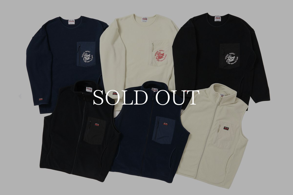 画像16: PORKCHOP GARAGE SUPPLY  FLEECE VEST (16)