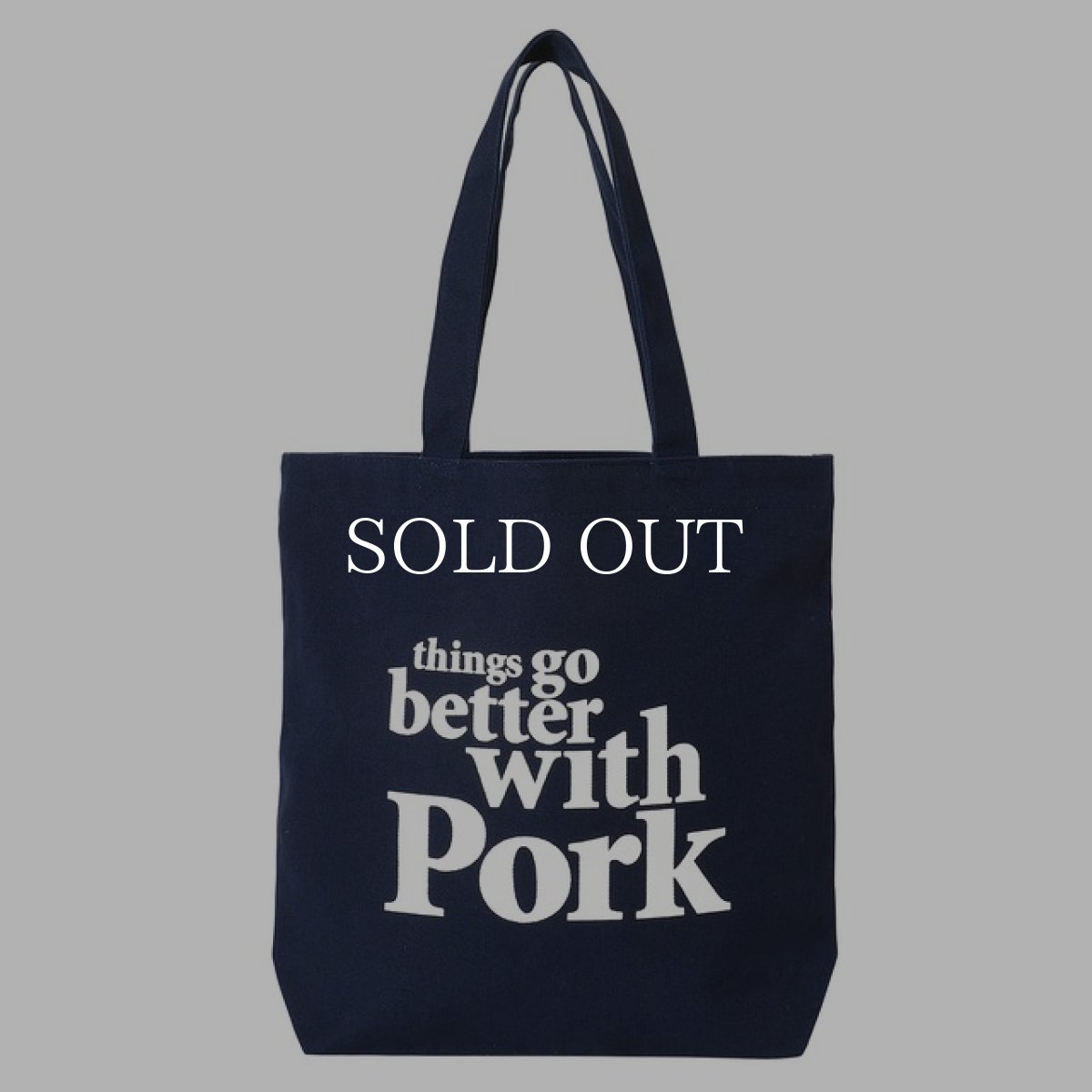 画像7: PORKCHOP GARAGE SUPPLY  THINGS GO BETTER TOTE BAG (7)
