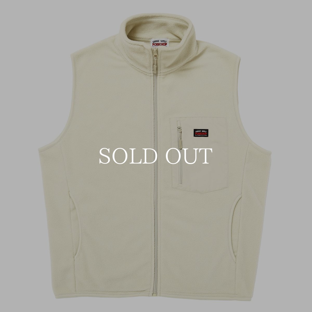 画像6: PORKCHOP GARAGE SUPPLY  FLEECE VEST (6)