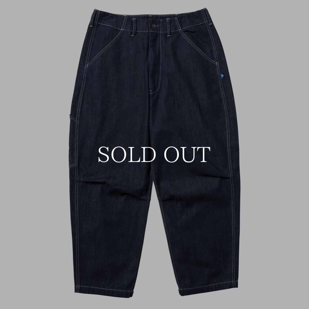 画像1: Liberaiders  TRIBAL DENIM SARROUEL PANTS OW (1)