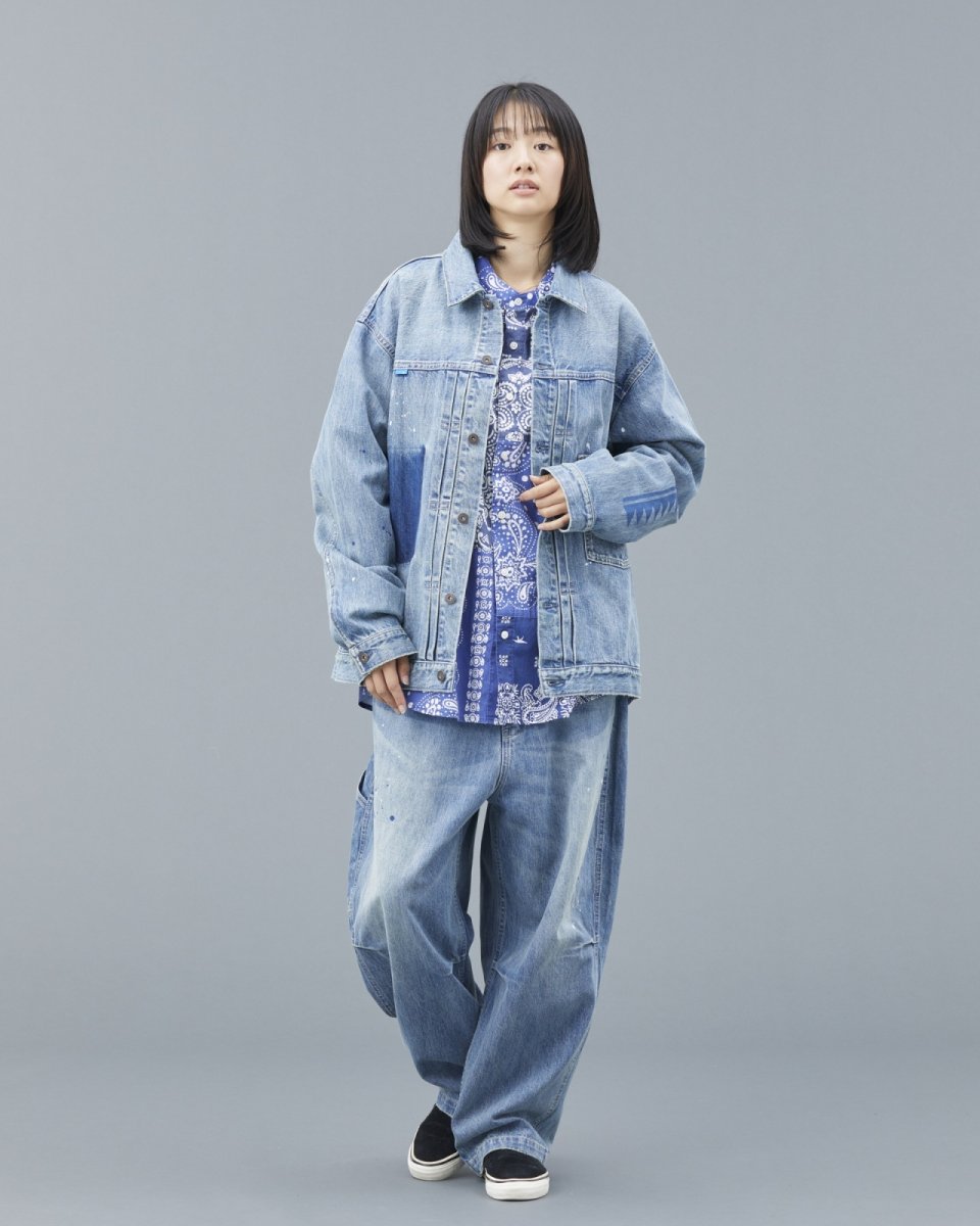 画像15: Liberaiders  TRIBAL DENIM JACKET HW (15)
