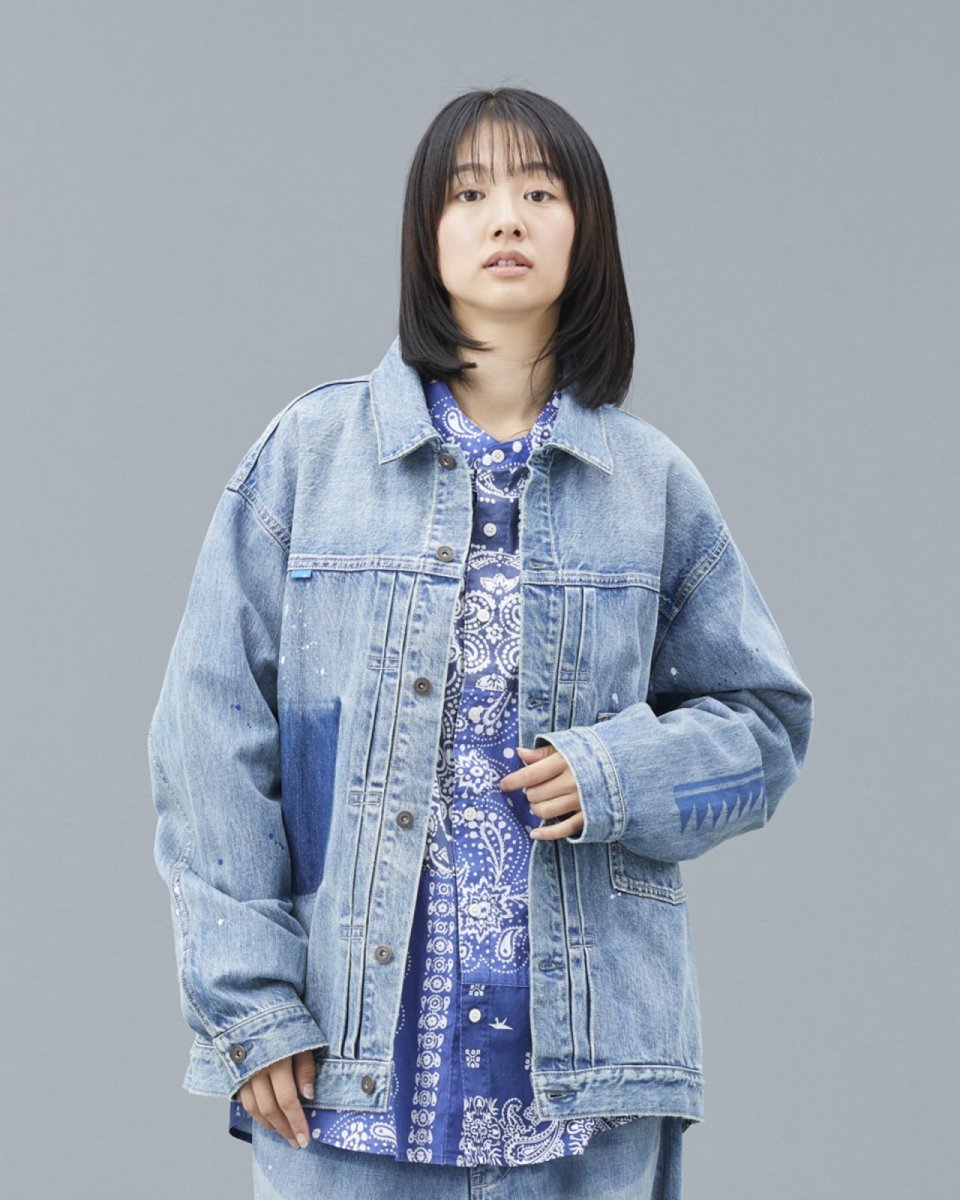 画像16: Liberaiders  TRIBAL DENIM JACKET HW (16)