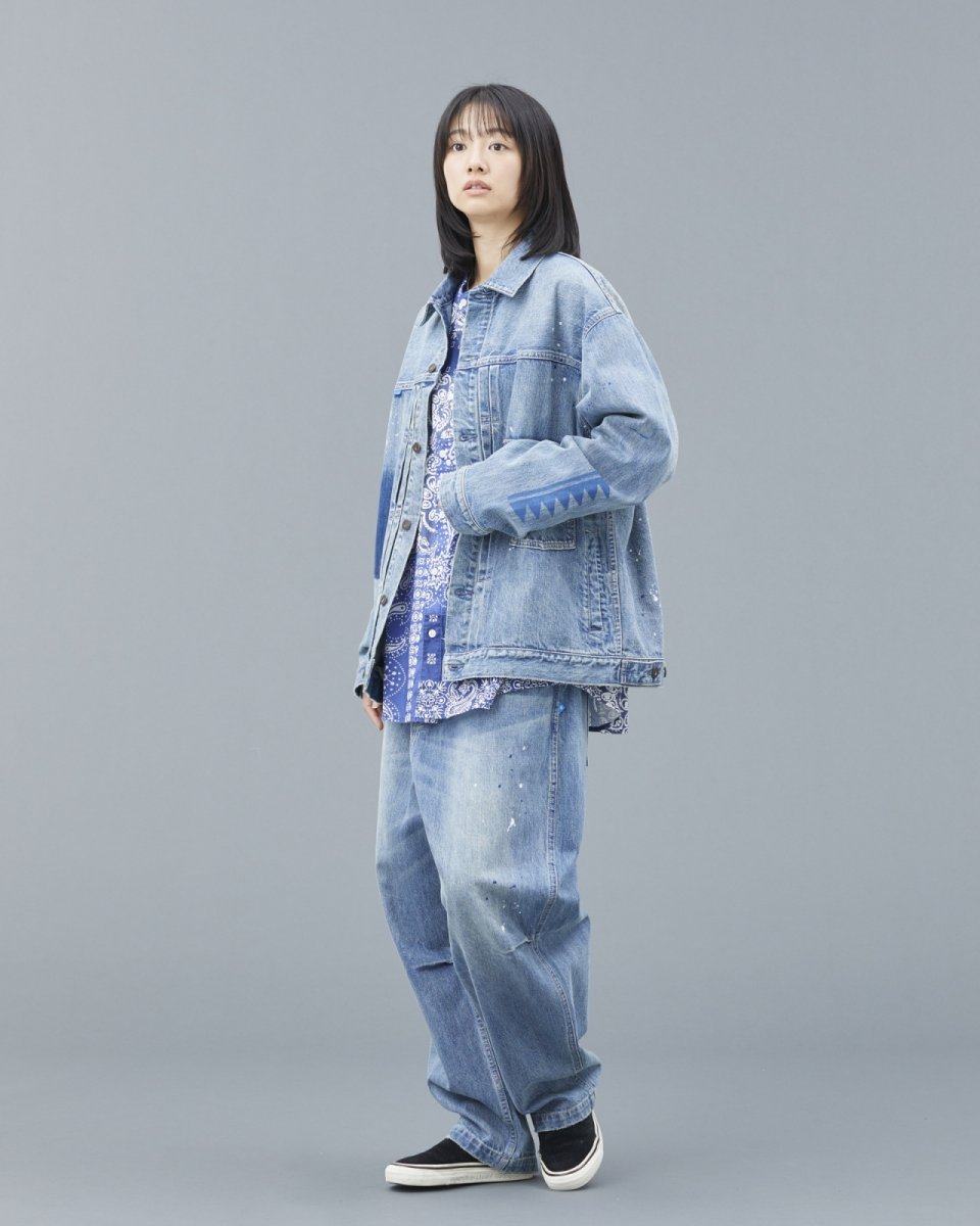画像17: Liberaiders  TRIBAL DENIM JACKET HW (17)