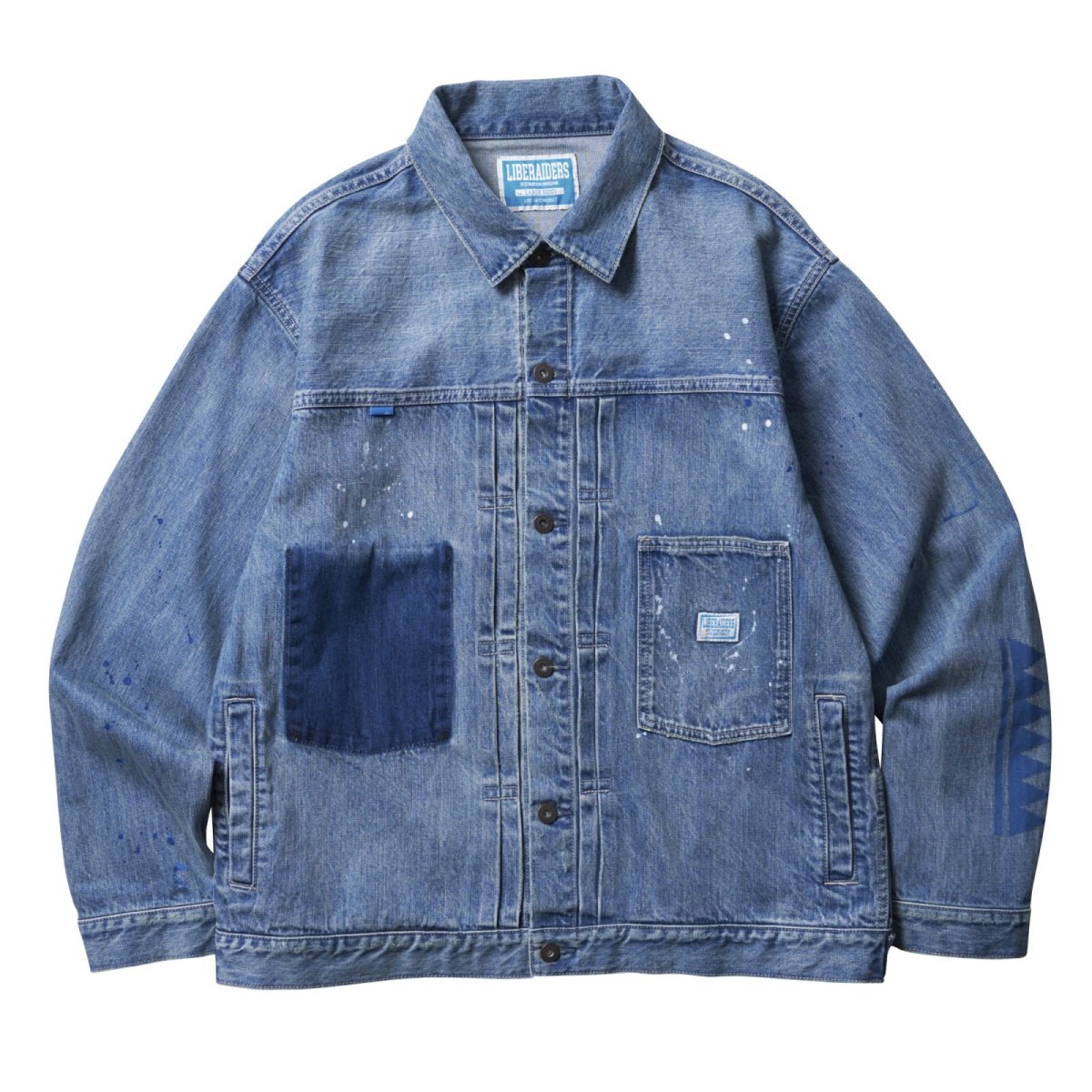 画像1: Liberaiders  TRIBAL DENIM JACKET HW (1)