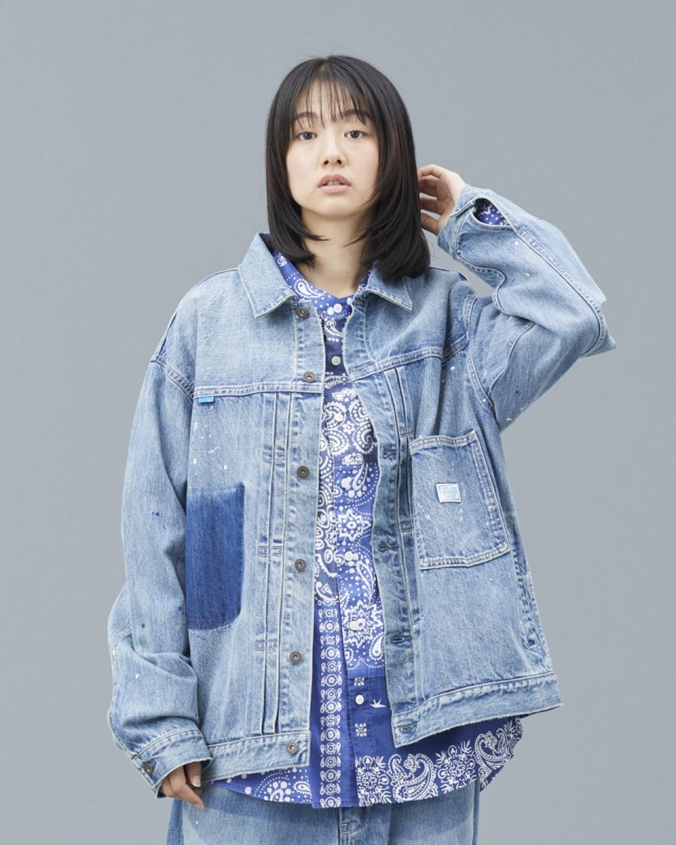 画像24: Liberaiders  TRIBAL DENIM JACKET HW (24)