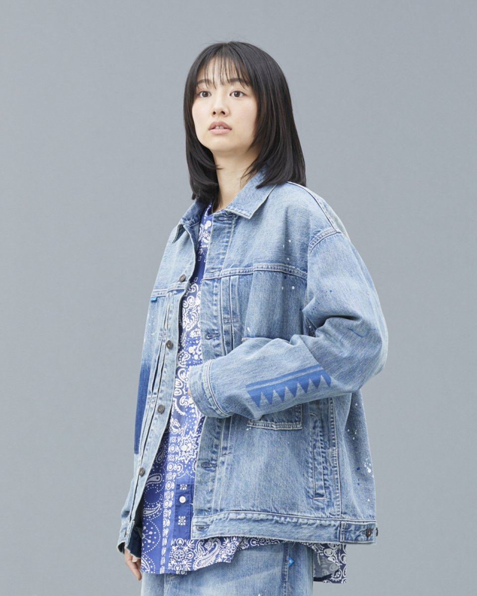 画像18: Liberaiders  TRIBAL DENIM JACKET HW (18)