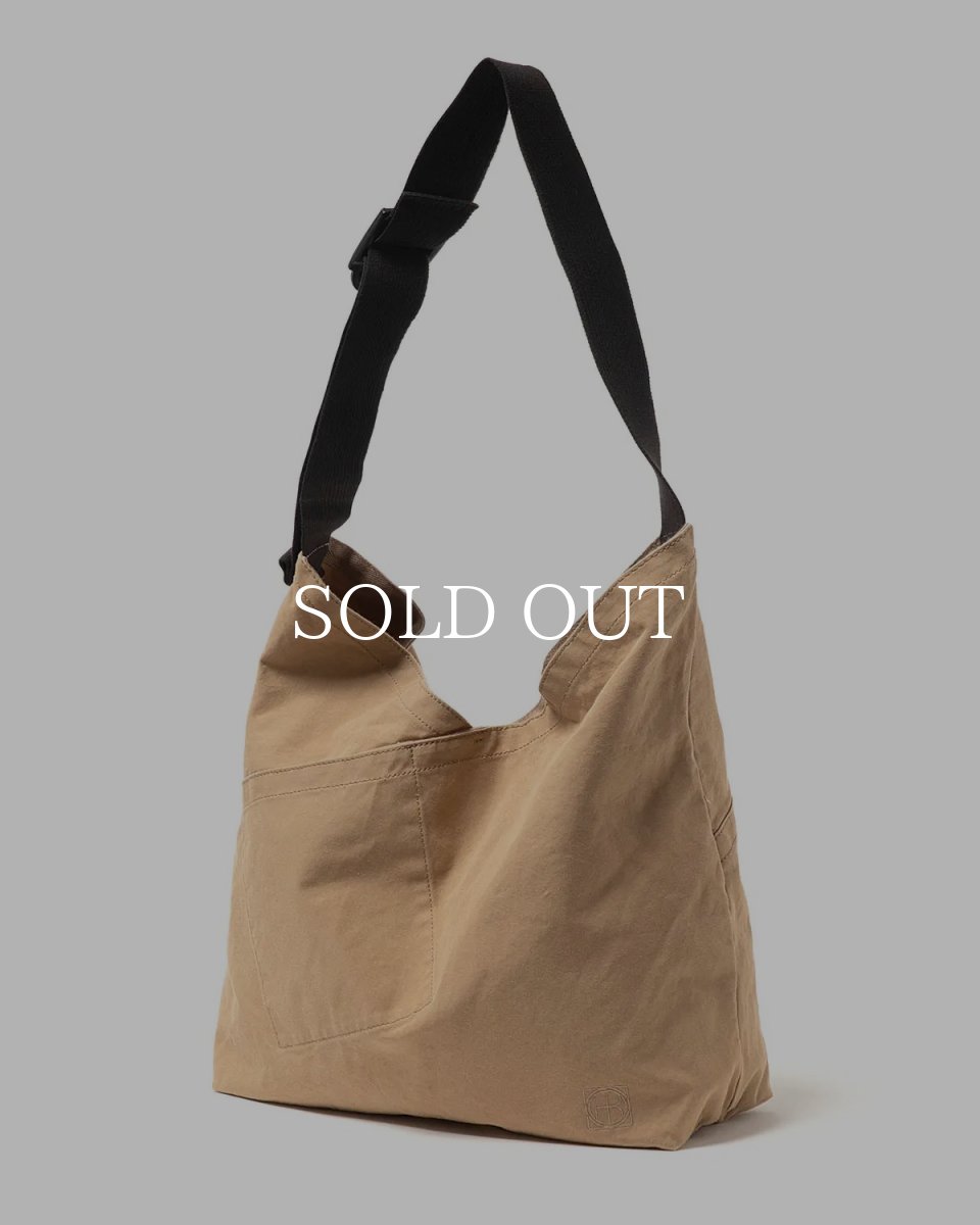 画像1: hobo  AZUMA SHOULDER BAG M LIGHT CANVAS (1)