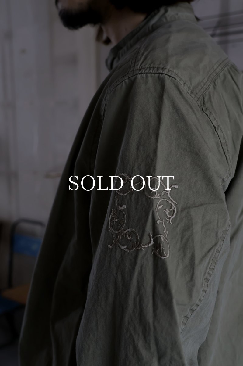 画像4: nonnative  TROOPER SHIRT JACKET COTTON TYPEWRITER SULFUR DYE (4)