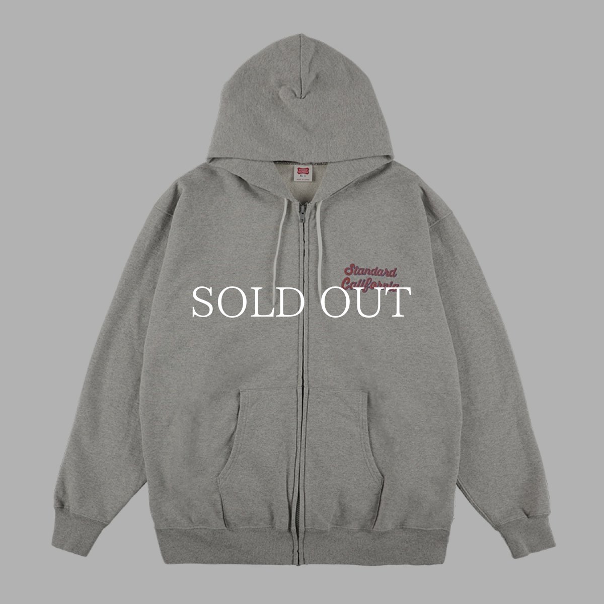 画像8: STANDARD CALIFORNIA  SD US Cotton Script Logo Zip Hood Sweat (8)