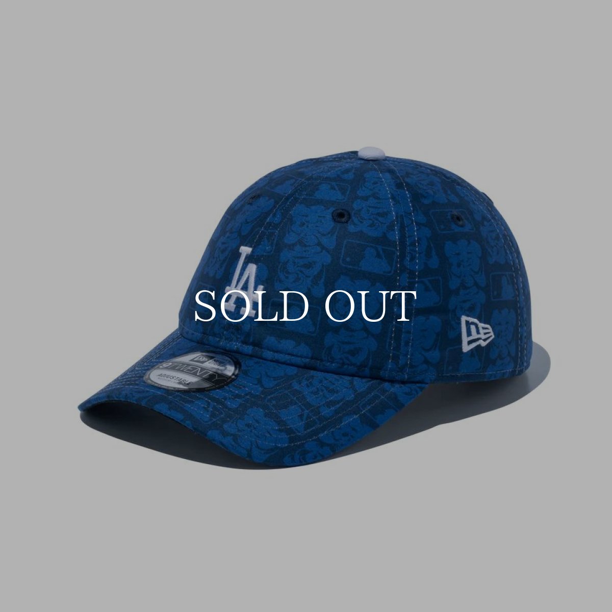 画像1: NEW ERA  9TWENTY MLB TOKYO SERIES 2025 ロサンゼルス・ドジャース 東京オールオーバープリント ダークロイヤル (1)