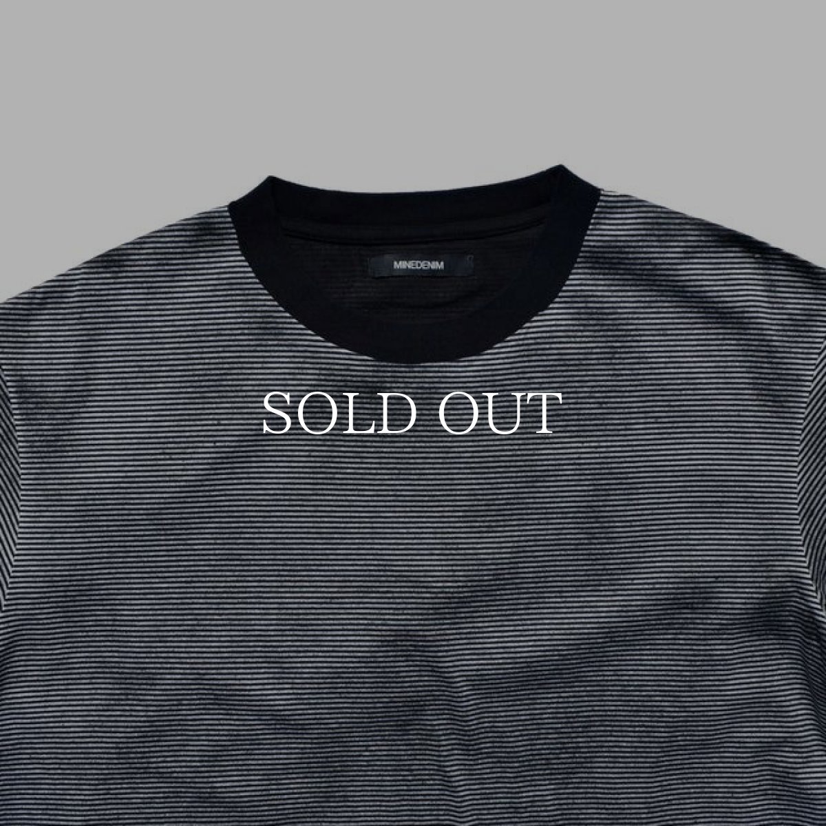 画像13: MINEDENIM  Seepage Border Crewneck T-SH (13)