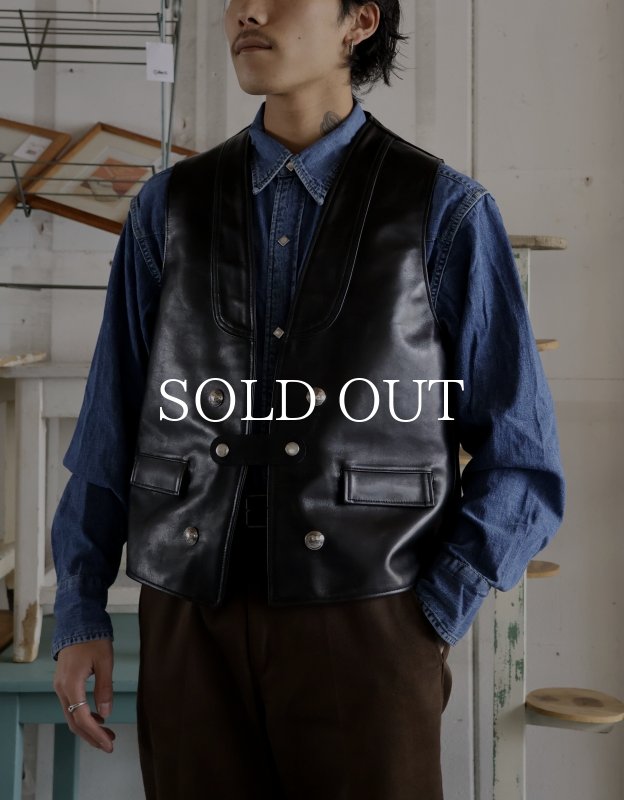 MASSES HORSE LEATHER VEST VINTAGE M014 公式通販