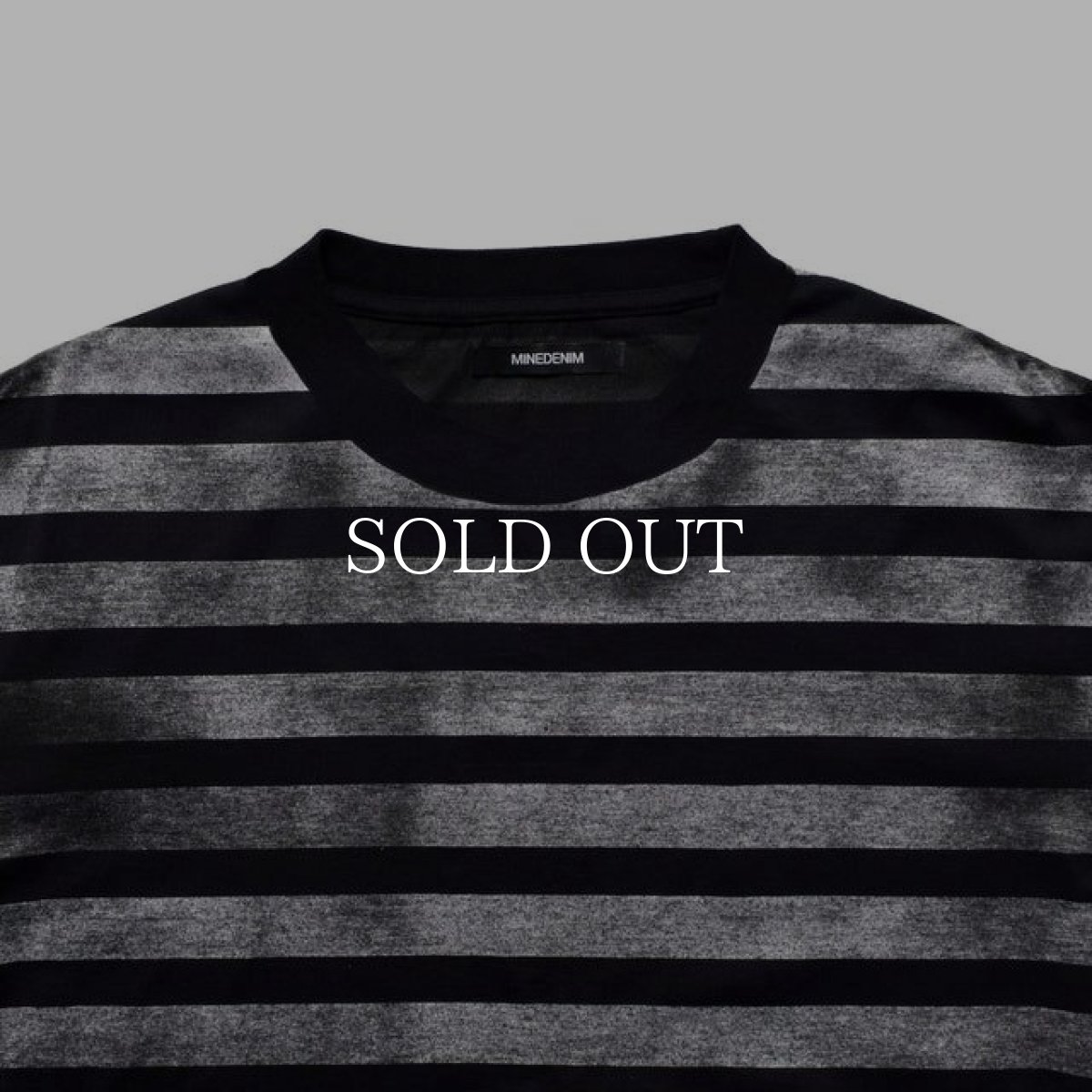 画像8: MINEDENIM  Seepage Border Crewneck T-SH (8)