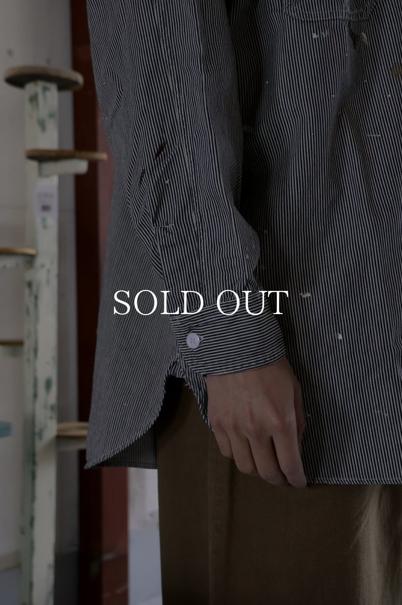 画像5: BOW WOW  WORK HICKORY STRIPE PO SHIRTS (5)