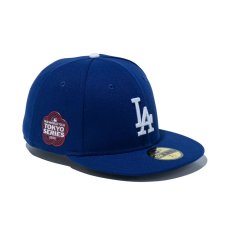 画像1: NEW ERA  59FIFTY MLB TOKYO SERIES 2025 ロサンゼルス・ドジャース ダークロイヤル (1)