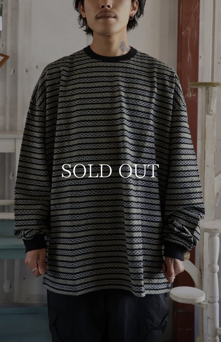 画像4: COOTIE   Jacquard Border L/S Tee (4)
