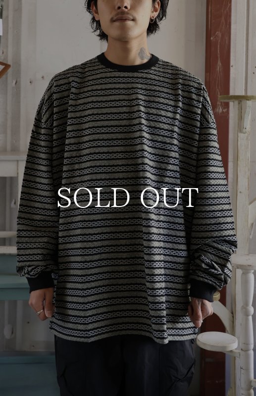 COOTIE PRODUCTIONS Jacquard Border L/S Tee CTE-25S320 公式通販