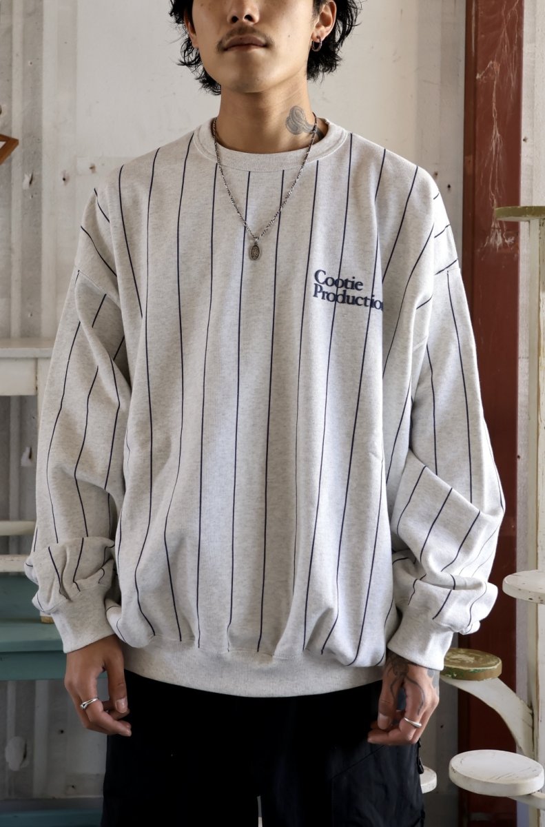 画像7: COOTIE   Allover Print Open End Yarn Sweat Crew (7)