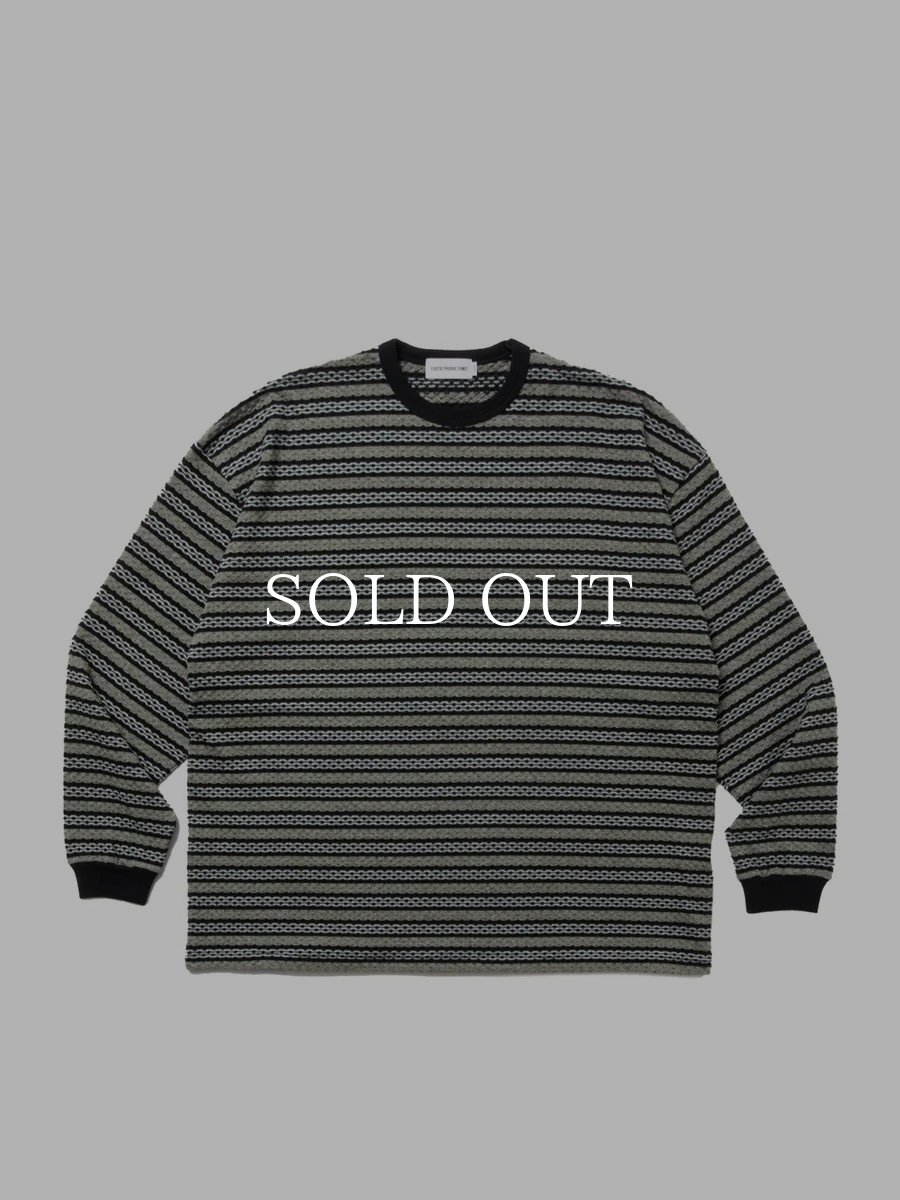 画像1: COOTIE   Jacquard Border L/S Tee (1)