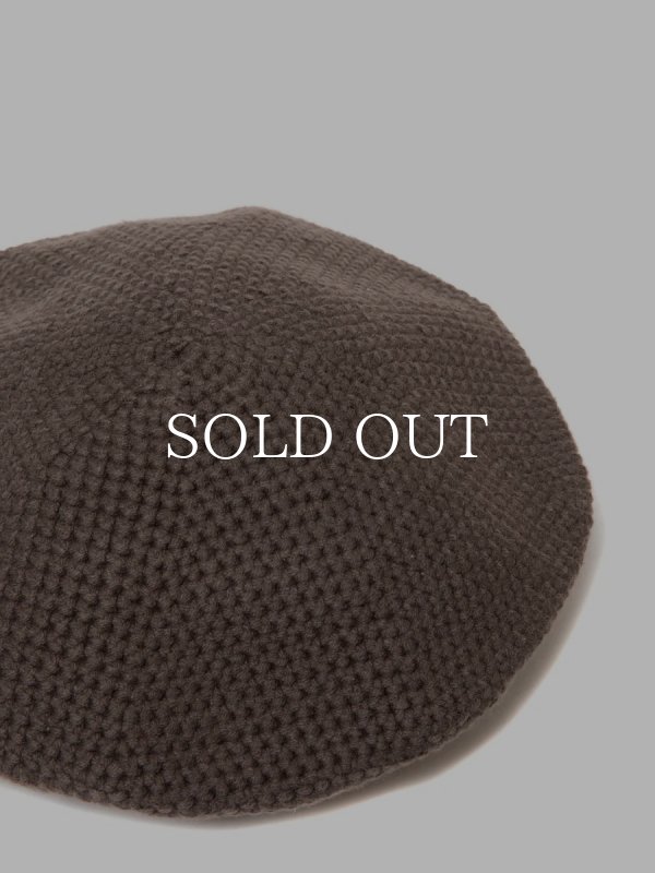 COOTIE PRODUCTIONS Crochet Knit Beret CTE-25S518 公式通販