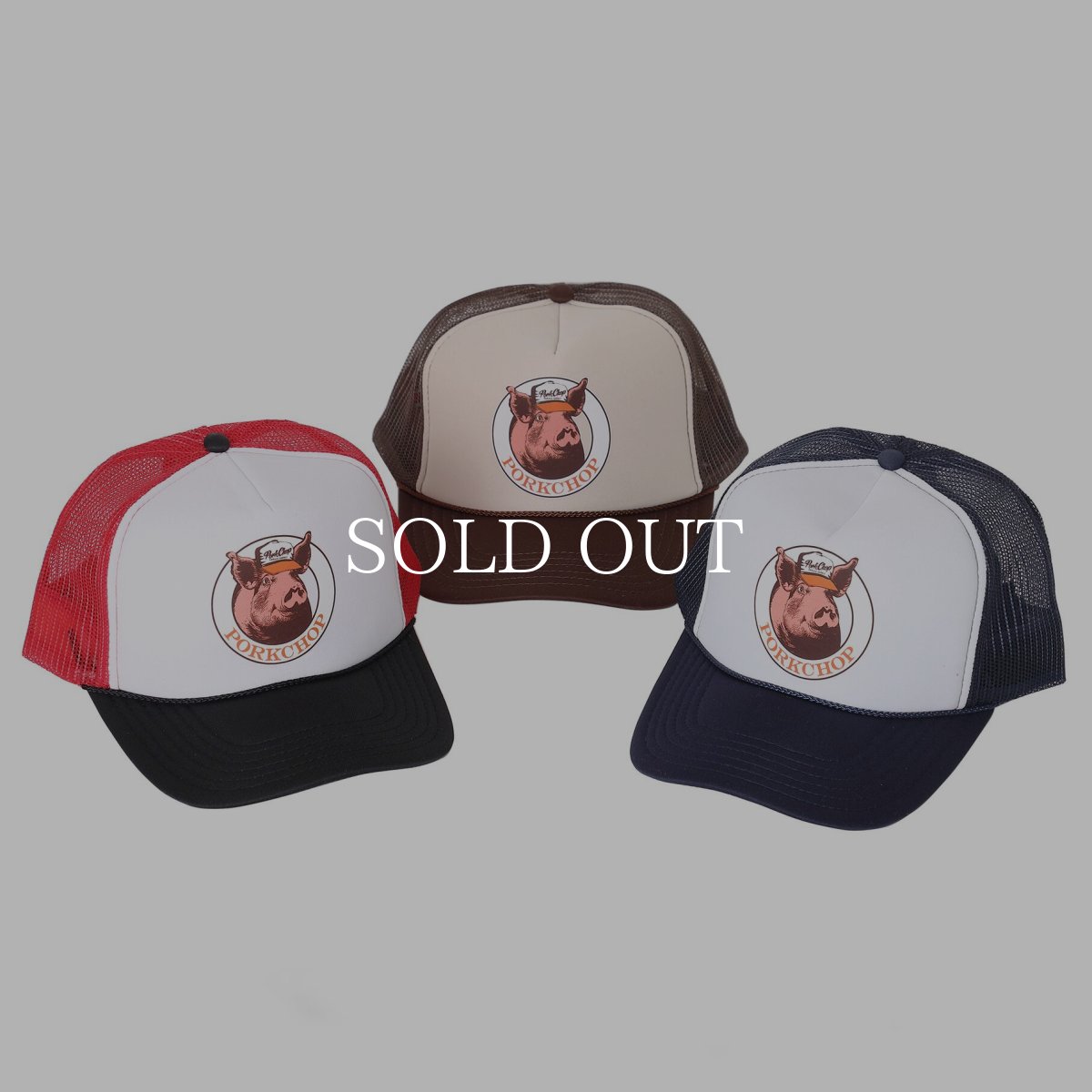 画像1: PORKCHOP GARAGE SUPPLY  C PORK MESH CAP (1)