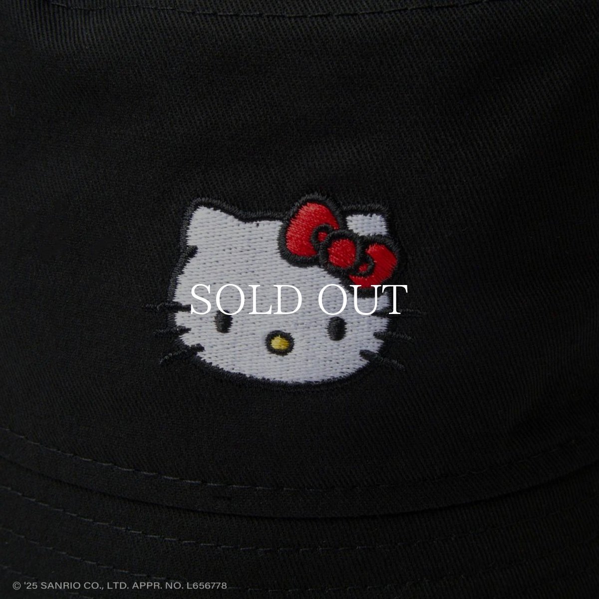 画像7: NEW ERA  バケット01 セーラーブリム HELLO KITTY ハローキティ ブラック (7)