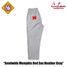 画像6: COOKMAN  シェフパンツ Chef Pants Semiwide Memphis Red Sox Heather Gray (6)