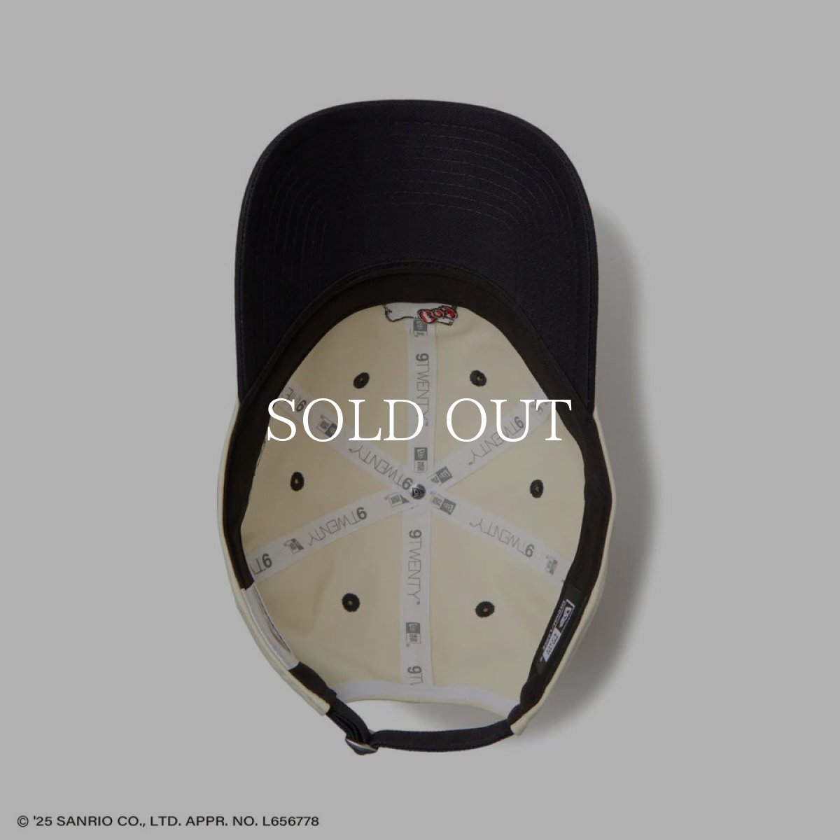 画像5: NEW ERA  9TWENTY HELLO KITTY ハローキティ クローム ネイビーバイザー (5)