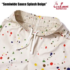 画像7: COOKMAN  シェフパンツ Chef Pants Semiwide Sauce Splash Beige (7)