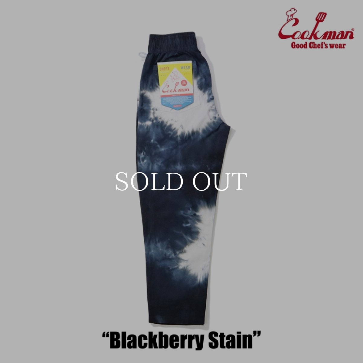 画像6: COOKMAN  シェフパンツ Chef Pants Blackberry Stain (6)