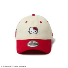 画像3: NEW ERA  9TWENTY HELLO KITTY ハローキティ クローム レッドバイザー (3)