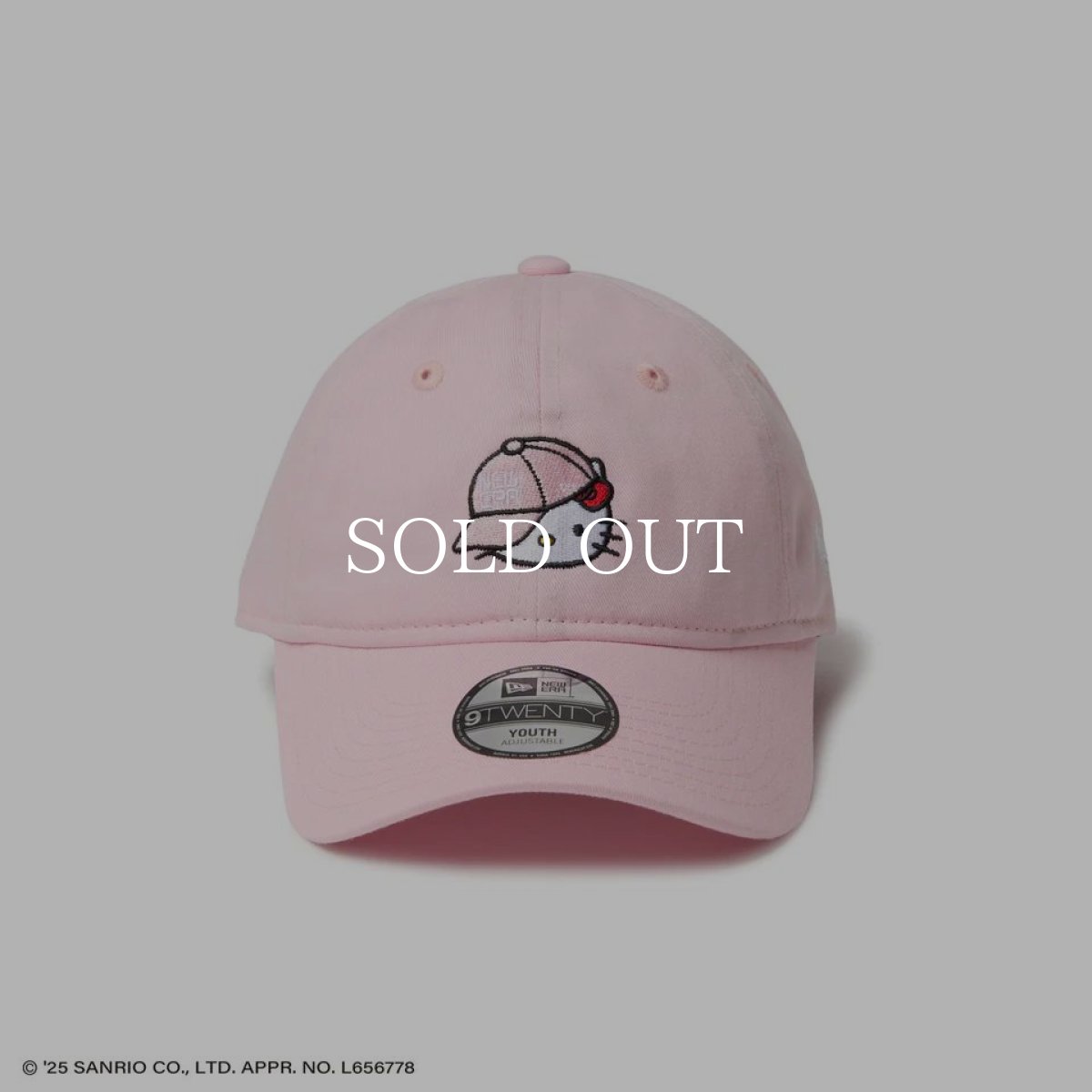 画像2: NEW ERA  Youth 9TWENTY HELLO KITTY キャップ ピンク (2)