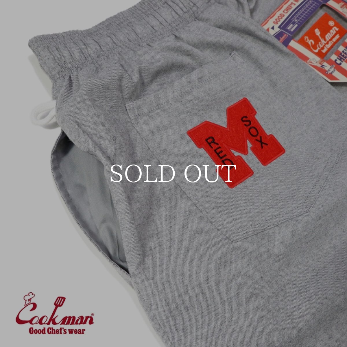 画像11: COOKMAN  シェフパンツ Chef Pants Semiwide Memphis Red Sox Heather Gray (11)