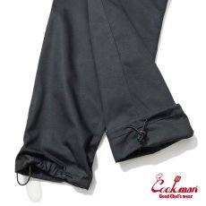 画像10: COOKMAN  シェフパンツ Chef Pants Sausage Style Ripstop Black (10)