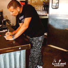 画像16: COOKMAN  シェフパンツ Chef Pants Semiwide Paisley Black (16)
