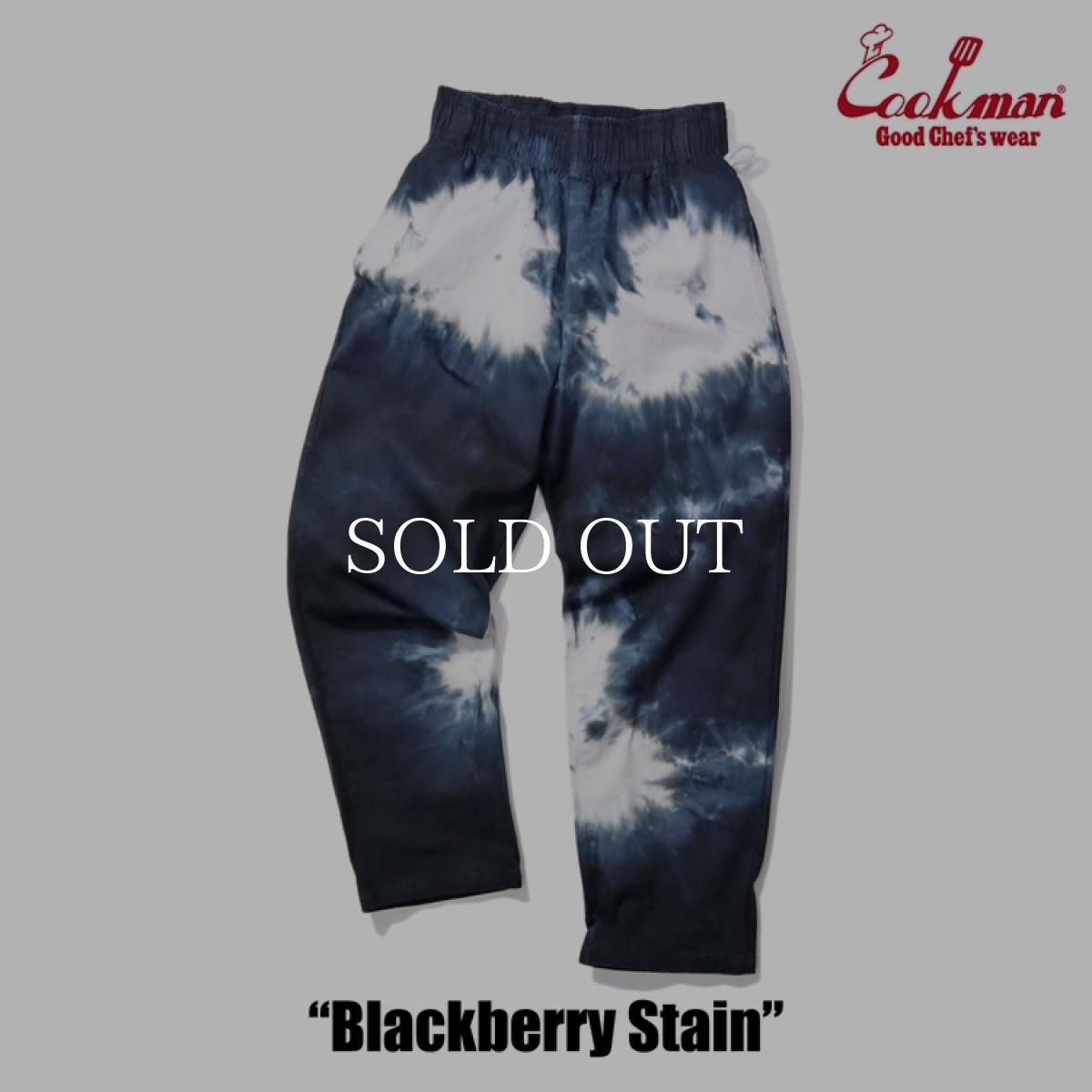 画像4: COOKMAN  シェフパンツ Chef Pants Blackberry Stain (4)