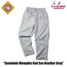 画像4: COOKMAN  シェフパンツ Chef Pants Semiwide Memphis Red Sox Heather Gray (4)