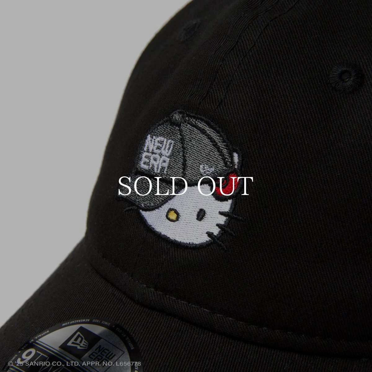 画像5: NEW ERA  Youth 9TWENTY HELLO KITTY キャップ ブラック (5)