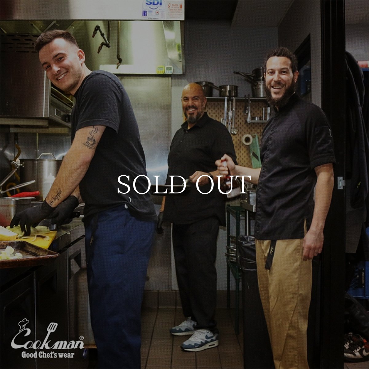 画像17: COOKMAN  シェフパンツ Chef Pants Semiwide Black Belt Black (17)