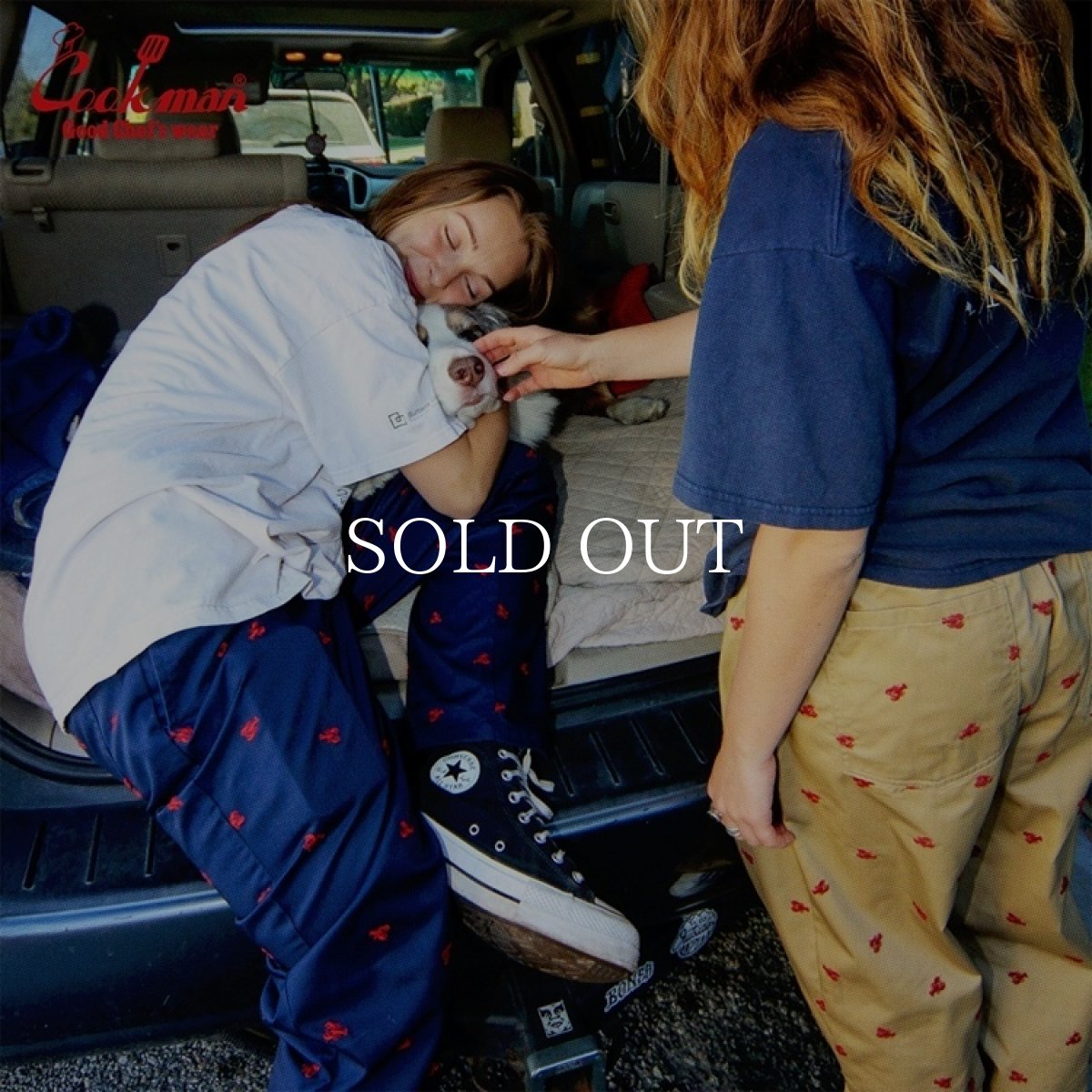 画像19: COOKMAN  シェフパンツ Chef Pants Embroidery Lobster Navy (19)