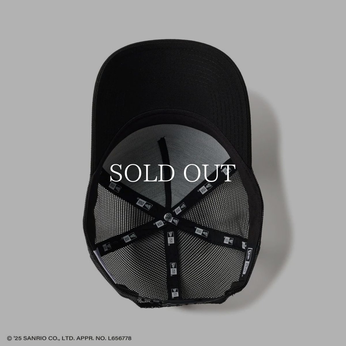 画像7: NEW ERA  9FORTY A-Frame トラッカー HELLO KITTY ラインストーン ブラック (7)